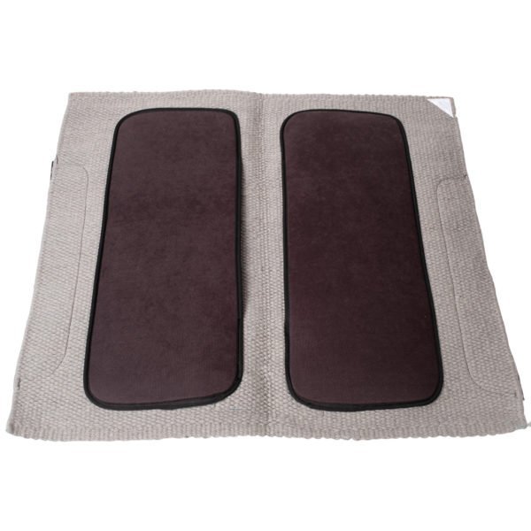 New Zealand Merino Blanket Saddle Pad in Gray