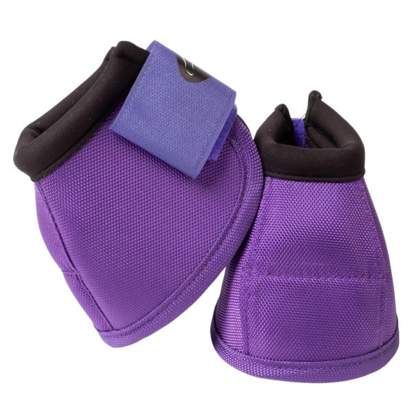 Ortho Equine NO-TURN Bell Boots in Purple